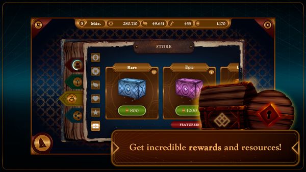Bubble Quest: shop screen